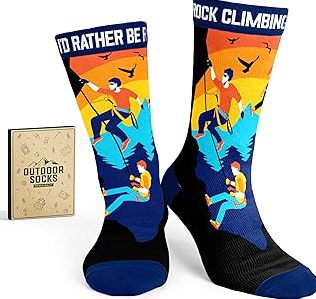 Rock Climbing Gifts - Innovative Rock Climbing Socks, Ideal Gift for Climbers, Unique Gifts for Men, Enhancing Climb Experience product image