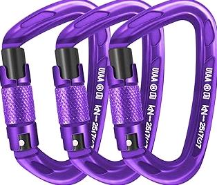 30KN Climbing Single Pulley Climbing Three Hole Hitch Pulley Climbing Bearing Pulley, Hauling Pulley for Rock Climbing, Rappelling, Zipline Sports etc. product image