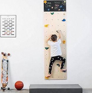 Premium Resin Rock Climbing Holds for Kids & Adults, Large Training Rock Climbing Wall Grips Indoor/Outdoor, Rock-Like Texture Climbing Wall with Mounting Hardware product image