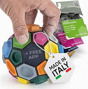 BOULDERBALL Basic 3D Climbing Ball, World Novelty, Climbing in The Tiniest Space - Concentration, Creativity, Dexterity, Puzzle Ball Toy, Bouldering Gifts, Portable Climbing Game product image